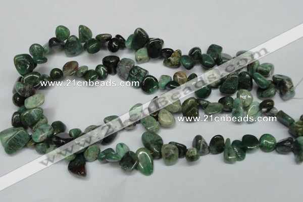 CCH330 15.5 inches 10*15mm New dragon blood jasper chips beads wholesale