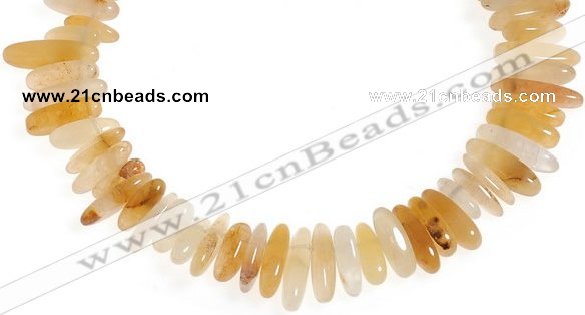 CCH36 16 inches topaz chips gemstone beads wholesale