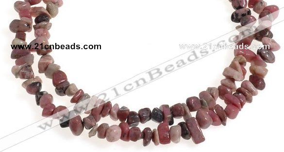 CCH37 34 inches rhodonite chips gemstone beads wholesale