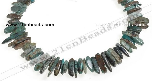 CCH38 16 inches turquoise chips gemstone beads wholesale