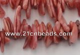 CCH400 15.5 inches 6*12mm - 8*18mm argentina rhodochrosite chips beads