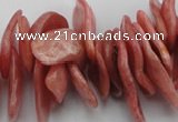 CCH401 15.5 inches 15*28mm - 18*35mm argentina rhodochrosite chips beads