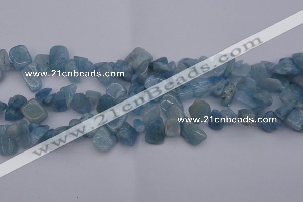 CCH610 15.5 inches 6*8mm - 10*14mm aquamarine chips gemstone beads