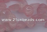 CCH611 15.5 inches 6*8mm - 10*14mm rose quartz chips gemstone beads