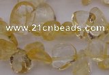 CCH612 15.5 inches 6*8mm - 10*14mm citrine chips gemstone beads