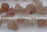 CCH621 15.5 inches 6*8mm - 10*14mm strawberry quartz chips beads