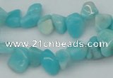 CCH631 15.5 inches 6*8mm - 10*14mm Peru amazonite chips beads