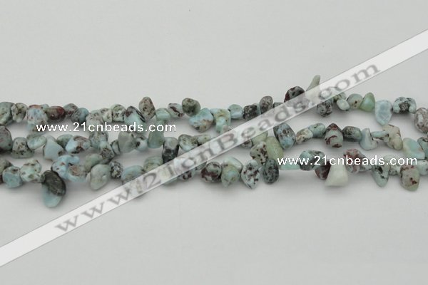 CCH632 15.5 inches 6*8mm - 10*14mm larimar amazonite chips beads