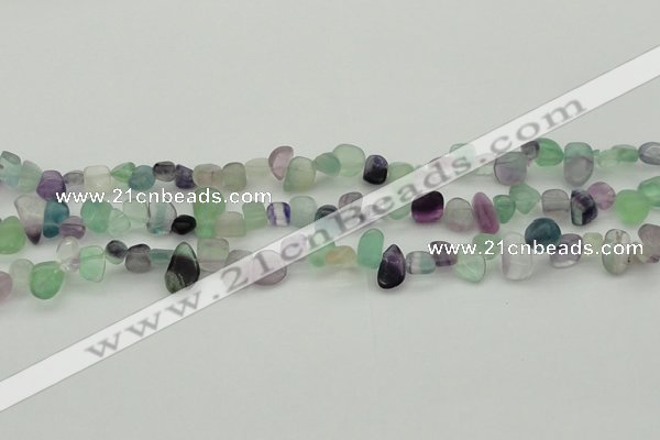 CCH635 15.5 inches 6*8mm - 10*14mm fluorite gemstone chips beads