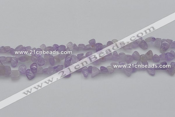 CCH641 15.5 inches 6*8mm - 10*14mm lavender amethyst chips beads