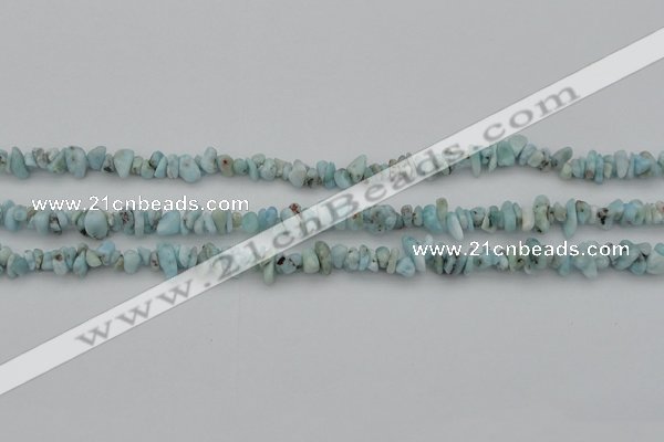 CCH661 15.5 inches 4*6mm - 5*8mm larimar gemstone chips beads