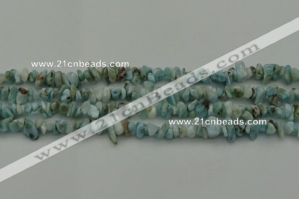 CCH676 15.5 inches 4*6mm - 5*8mm larimar gemstone chips beads