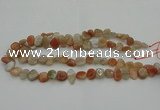 CCH680 15.5 inches 8*10mm - 13*18mm sunstone chips beads wholesale