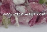 CCH706 15.5 inches 6*8mm - 10*14mm pink tourmaline chips beads