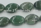 CCJ05 15.5 inches 13*18mm oval natural African jade beads wholesale