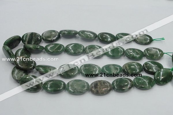 CCJ06 15.5 inches 18*25mm oval natural African jade beads wholesale