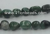 CCJ11 15.5 inches 8*12mm nugget natural African jade beads wholesale