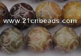 CCJ215 15.5 inches 14mm round China jade beads wholesale