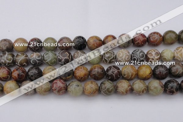 CCJ215 15.5 inches 14mm round China jade beads wholesale