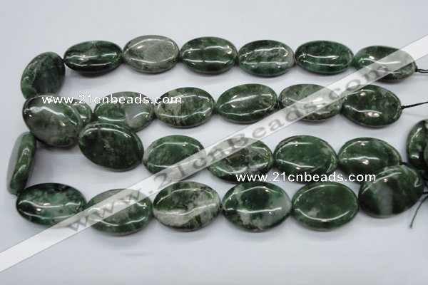 CCJ23 15.5 inches 22*30mm oval natural African jade beads wholesale