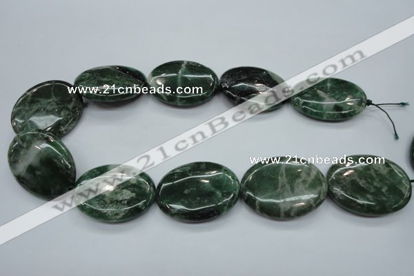 CCJ25 15.5 inches 30*40mm oval natural African jade beads wholesale