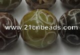 CCJ309 15.5 inches 24mm round China jade beads wholesale