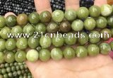 CCJ334 15.5 inches 12mm round green China jade beads wholesale