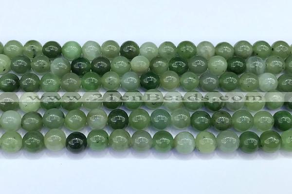 CCJ382 15 inches 7mm round China jade beads