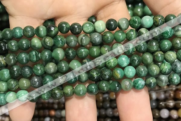 CCJ401 15.5 inches 6mm round west African jade beads wholesale