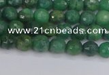 CCJ410 15.5 inches 4mm faceted round west African jade beads