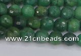 CCJ411 15.5 inches 6mm faceted round west African jade beads