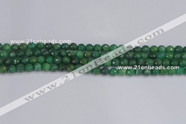 CCJ411 15.5 inches 6mm faceted round west African jade beads