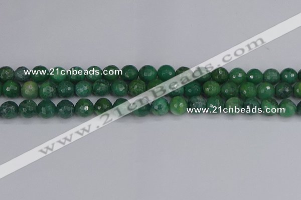 CCJ412 15.5 inches 8mm faceted round west African jade beads