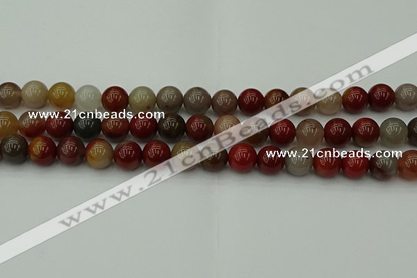 CCJ454 15.5 inches 12mm round colorful jasper beads wholesale