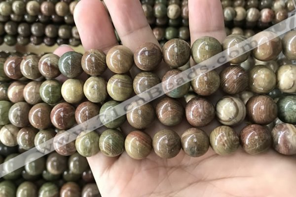 CCJ474 15.5 inches 12mm round rainbow jasper beads wholesale