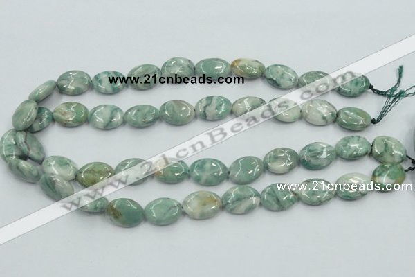 CCJ50 15.5 inches 13*18mm oval African jade gemstone beads