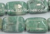 CCJ53 15.5 inches 18*25mm rectangle African jade gemstone beads