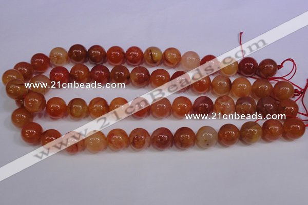 CCL06 15 inches 14mm round carnelian gemstone beads wholesale