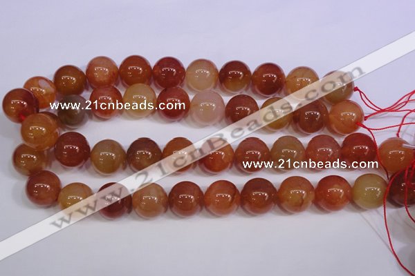 CCL08 15 inches 18mm round carnelian gemstone beads wholesale