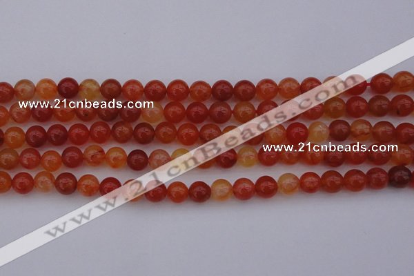 CCL61 15.5 inches 6mm round carnelian gemstone beads wholesale