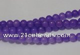 CCN09 15.5 inches 4mm round candy jade beads wholesale