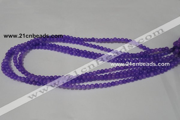 CCN09 15.5 inches 4mm round candy jade beads wholesale