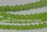 CCN11 15.5 inches 4mm round candy jade beads wholesale