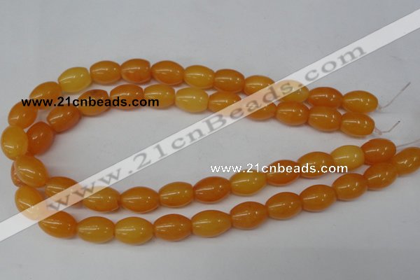 CCN112 15.5 inches 12*16mm rice candy jade beads wholesale