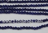 CCN1210 15.5 inches 3mm faceted round candy jade beads wholesale