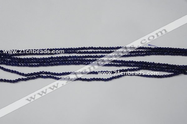 CCN1210 15.5 inches 3mm faceted round candy jade beads wholesale