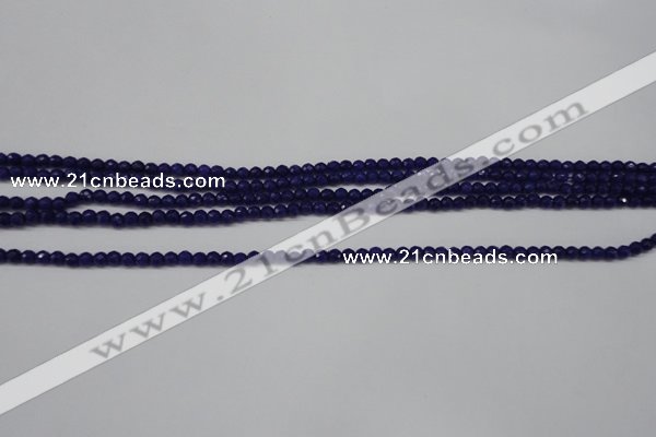 CCN1211 15.5 inches 4mm faceted round candy jade beads wholesale