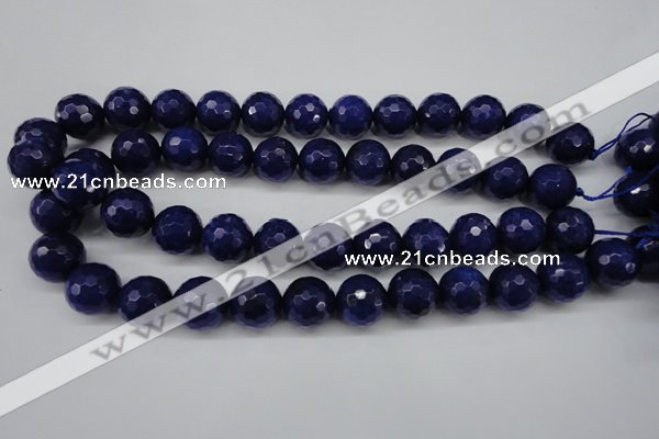 CCN1217 15.5 inches 16mm faceted round candy jade beads wholesale