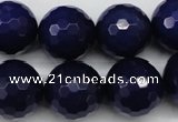 CCN1218 15.5 inches 18mm faceted round candy jade beads wholesale