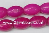 CCN122 15.5 inches 13*18mm rice candy jade beads wholesale